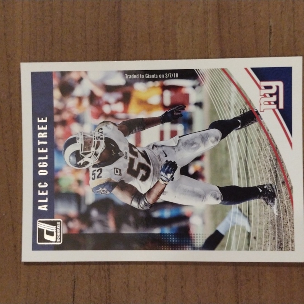 Alec Ogletree New York Giants Football Card